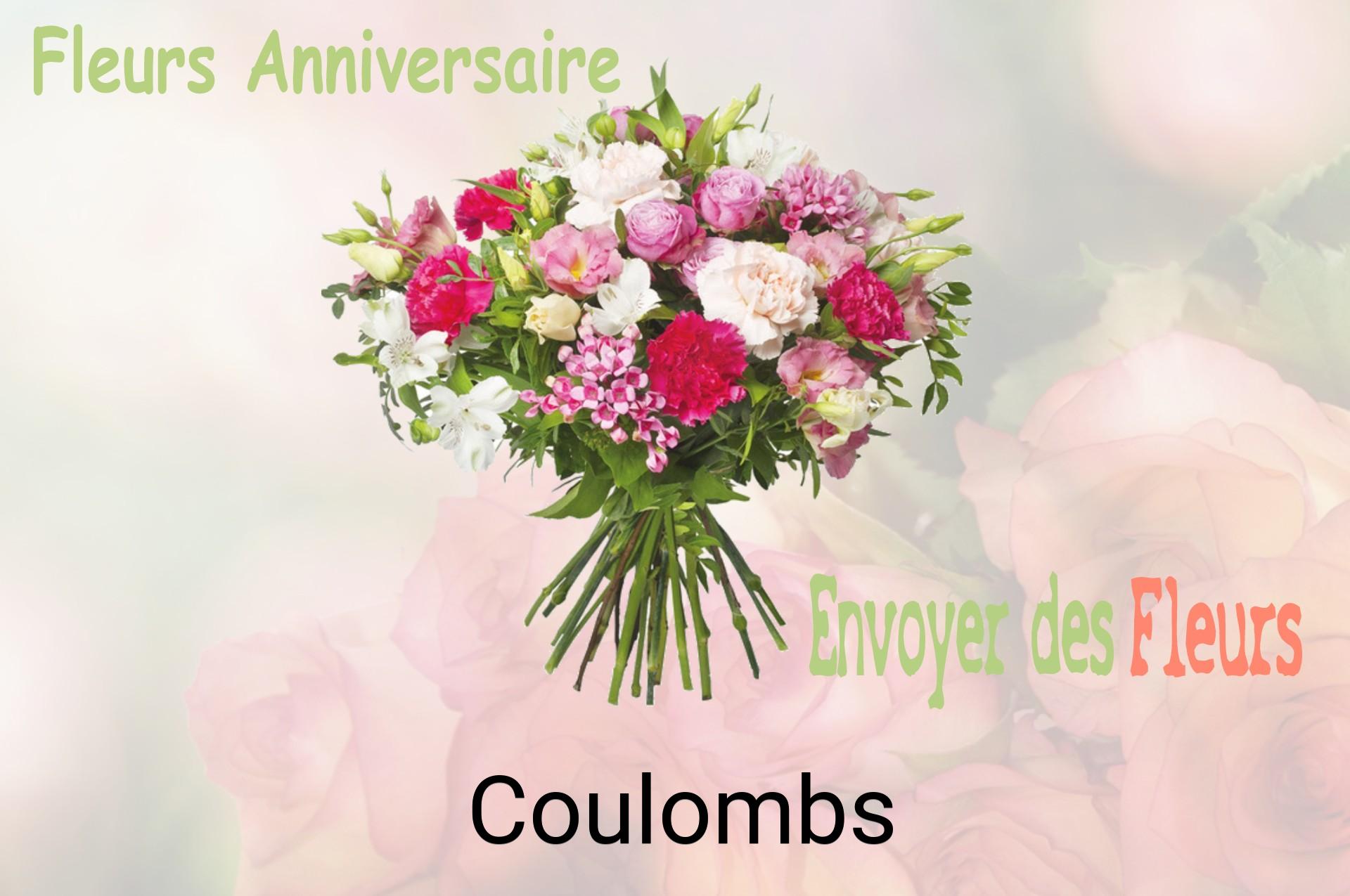 Bouquet de fleurs d’anniversaire livré à Coulombs